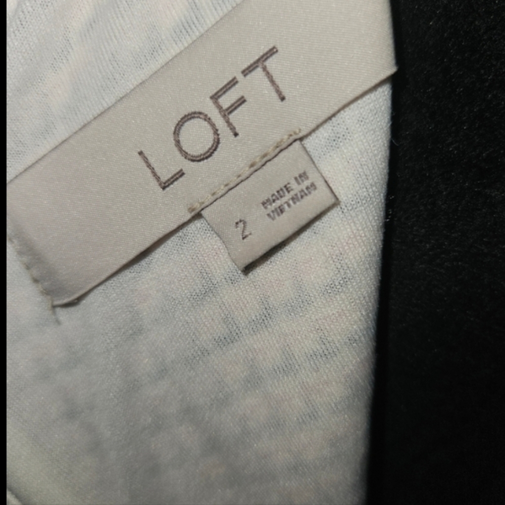 LOFT Pink Tweed Sheath Dress - Size 2 🩷 - Picture 7 of 9